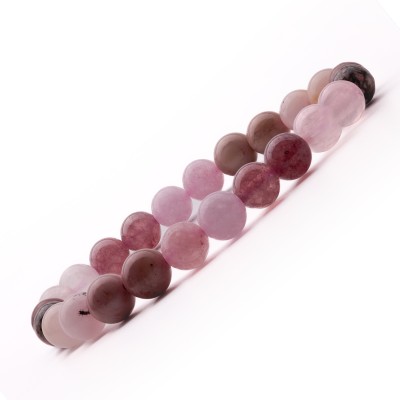 Plus Value Stone, Rose Quartz, Crystal, Rhodonite Beads, Opal, Crystal, Quartz Bracelet