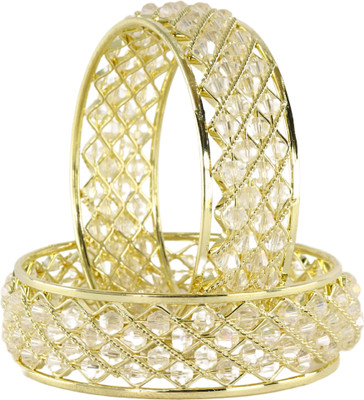 ZULKA Metal Pearl Kada(Pack of 2)