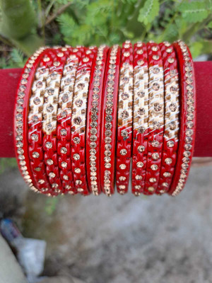 rcl Lac Diamond Gold-plated Bangle Set(Pack of 10)