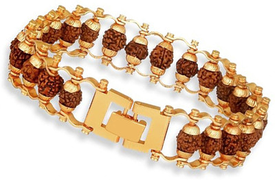 SJ TRADERS Brass Gold-plated Bracelet