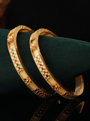 Priyaasi Brass Bangle Set(Pack of 2)