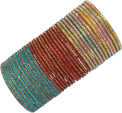 ASP Glass Cubic Zirconia Bangle(Pack of 10)
