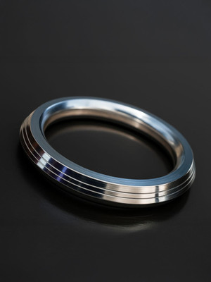 HARSHIT ENT Stainless Steel Silver Kada