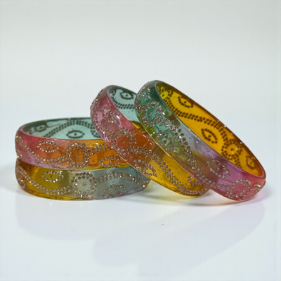 priya kangan Glass Bangle(Pack of 4)