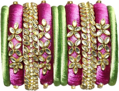 Beniwal Collection Dori, Plastic Bangle Set(Pack of 10)
