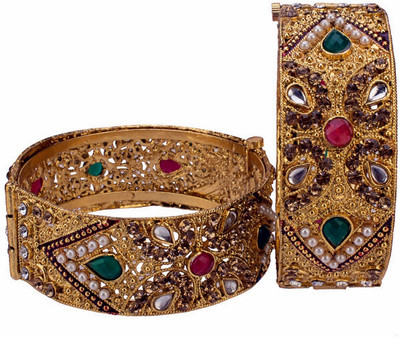 JDX Alloy Bangle Set(Pack of 2)