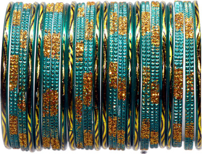 RADHA MOHAN EMPIRE Glass Bangle Set(Pack of 24)