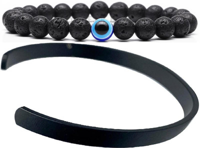 IKONKARR Stone, Stainless Steel Bracelet(Pack of 2)