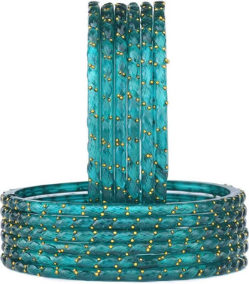 MADHAV ENTERPRISES Glass Bangle Set(Pack of 10)