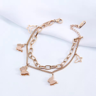 Mj click cart Brass Gold-plated Bracelet