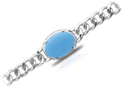 omaya jewels Stainless Steel Silver Bracelet