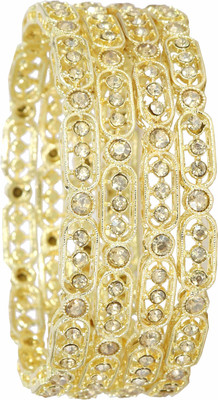NMII Metal Bangle Set(Pack of 4)