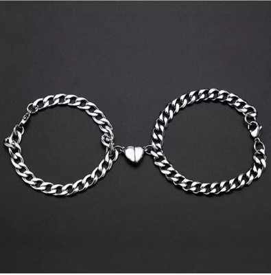 ruby collection Alloy Sterling Silver Bracelet(Pack of 2)