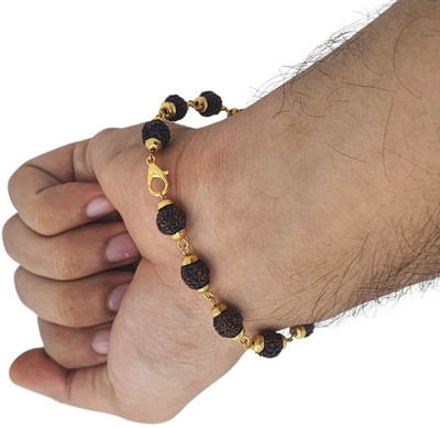 Kuttumb Gems & Jewels Brass, Alloy Beads Gold-plated Bracelet