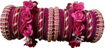 Neeraj Craft Fabric Bangle Set(Pack of 2)