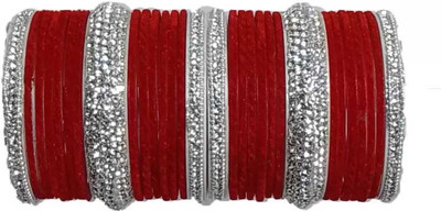 KANGANWORLD Glass Bangle Set(Pack of 10)