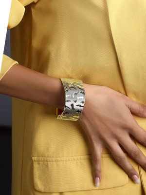 ASMITTA Jewellery Brass Gold-plated Cuff