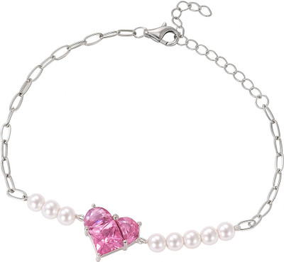 RANISHAA Sterling Silver Cubic Zirconia Bracelet