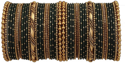 LYBASHINE Metal, Brass Beads Bangle Set