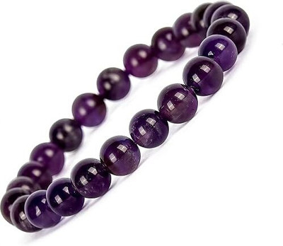 BHAGYA G Stone, Amethyst, Crystal Beads, Crystal Bracelet