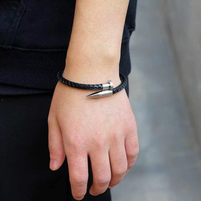 Jewelgenics Leather Bracelet