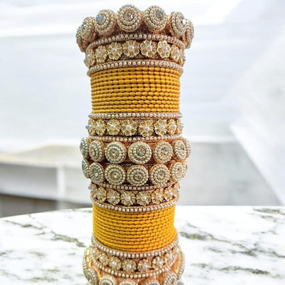 Mahvish Plastic Gold-plated Bangle Set