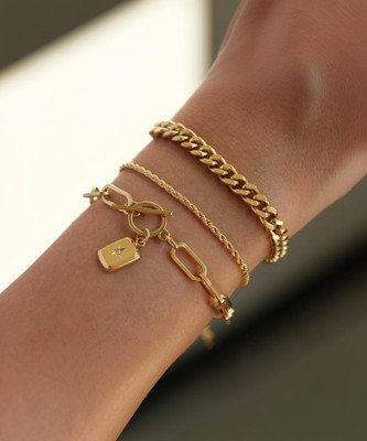 Arzonai Steel Bracelet Set