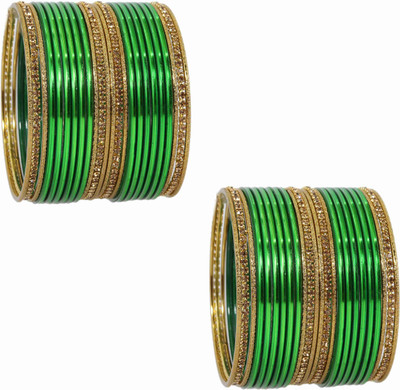 NMII Metal Zircon Bangle Set(Pack of 62)