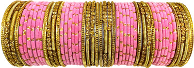 Shubhlaxmi Glass Bangle Set(Pack of 48)