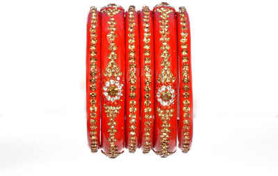 Charu Glass Bangle Set(Pack of 6)