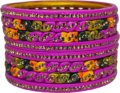 NY Lifestyles Lac Bangle Set(Pack of 8)