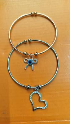 HerTrends Alloy Bangle Set(Pack of 2)