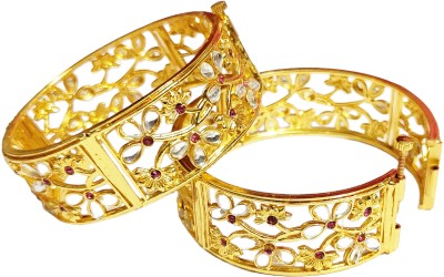 balaji gold Copper Gold-plated Bangle Set(Pack of 2)