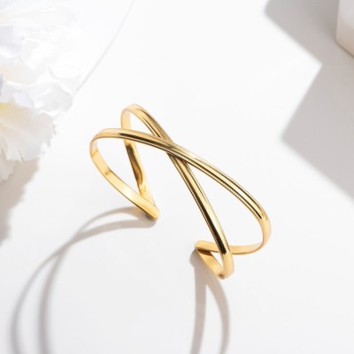 ZAVYA Sterling Silver Gold-plated Cuff