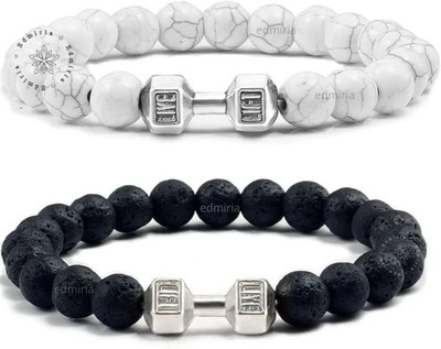 SBSONSCREATION Alloy Agate Bracelet(Pack of 2)