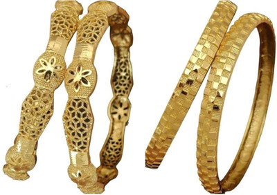 VFA Brass Gold-plated Bracelet(Pack of 2)