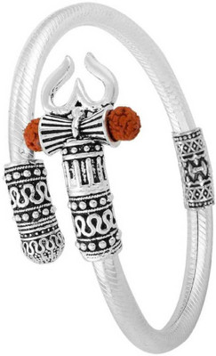 Veediic Hind Brass Silver Kada