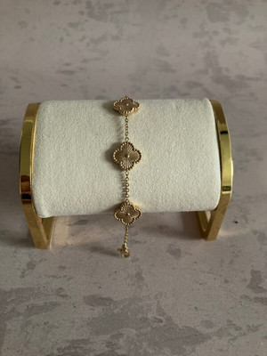 Gleve Stainless Steel Pearl Gold-plated Bracelet