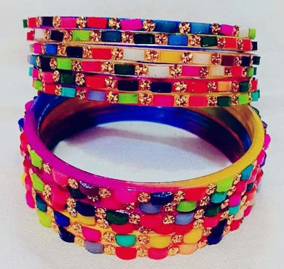 Rishabh Glass Bangle Set(Pack of 12)