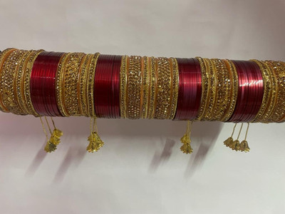Suhag churah Plastic Bangle Set(Pack of 40)