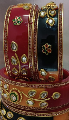 WELLVIEW Plastic Gold-plated Bangle Set