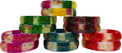 Rudra Glass Bangle Set(Pack of 10)