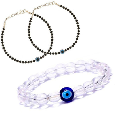 Neerajyoti Crystal Crystal Bracelet Set(Pack of 2)