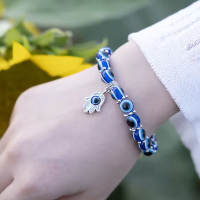 Peprika Alloy Silver Coated Charm Bracelet