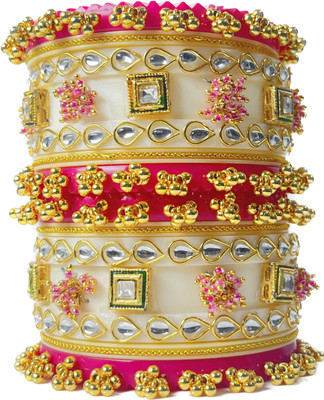 SHIVANSH BANGLES Stone, Plastic Bangle Set(Pack of 2)