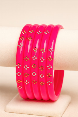 Mars And Venus Plastic Bangle Set(Pack of 4)