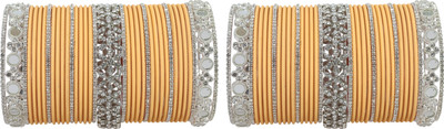 LAVAZZA Metal Zircon Bangle Set(Pack of 74)