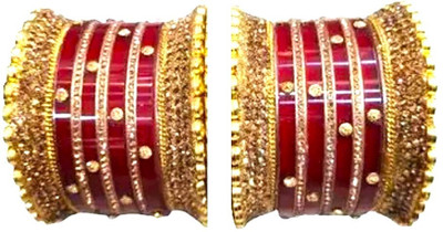 SHOPNADE Plastic, Alloy Zircon Chudas(Pack of 2)