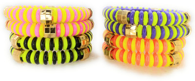 Shakya Creations Plastic Bangle(Pack of 8)