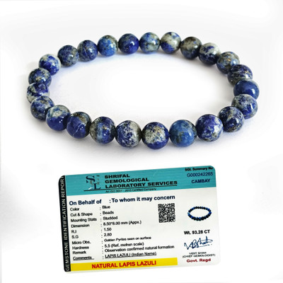 SOLAVA Crystal Lapis Lazuli Bracelet